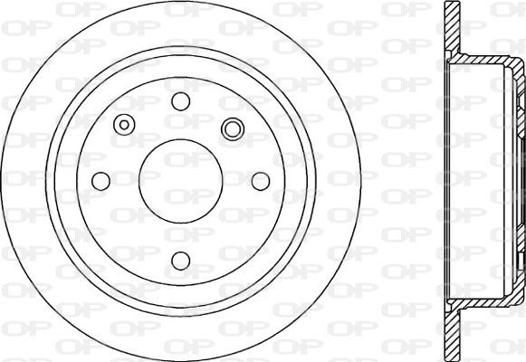 OPEN PARTS Bremžu diski BDA2025.10